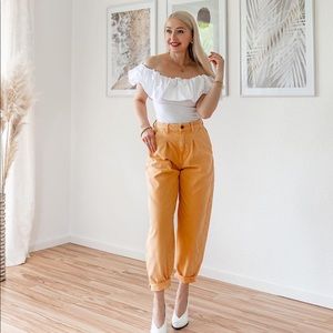 Zara slouchy jeans bloggers favorite